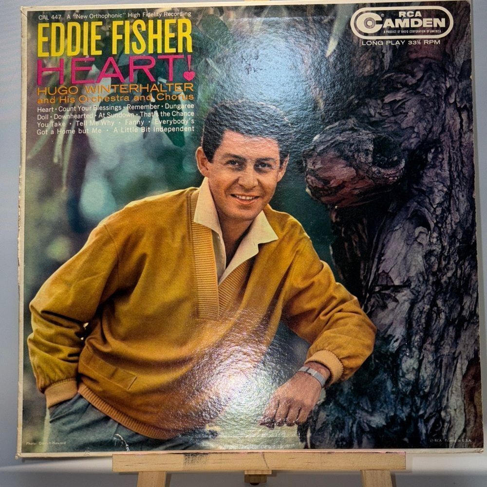 Eddie Fisher Heart Vinyl